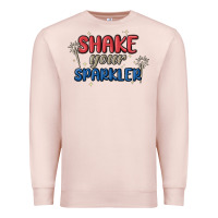 Pale Pink 4th of july america shake your sparkler Premium Sweatshirt - MaliasSmallBusiness