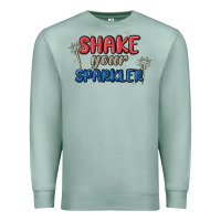 Seafoam 4th of july america shake your sparkler Premium Sweatshirt - MaliasSmallBusiness