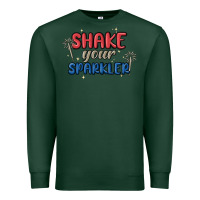 Sports Green 4th of july america shake your sparkler Premium Sweatshirt - MaliasSmallBusiness