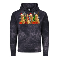 Cloud Black golden dogs with christmas Vintage Hoodie - Zillion Design Studio