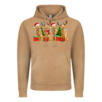 Vintage Camel golden dogs with christmas Vintage Hoodie - Zillion Design Studio
