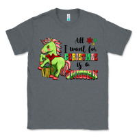Charcoal Heather All I Want For Christmas Is A Unicorn Classic Tee - FaDigitalArtStudio