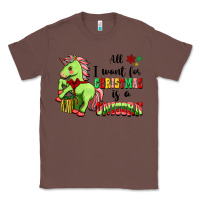 Chestnut All I Want For Christmas Is A Unicorn Classic Tee - FaDigitalArtStudio