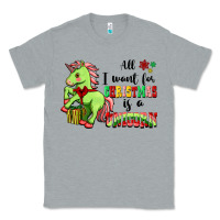 Heather Grey All I Want For Christmas Is A Unicorn Classic Tee - FaDigitalArtStudio