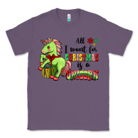 Lavender All I Want For Christmas Is A Unicorn Classic Tee - FaDigitalArtStudio