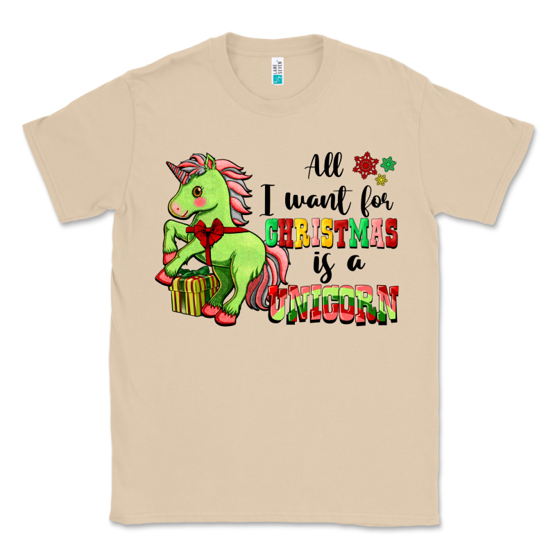 All I Want For Christmas Is A Unicorn Classic Tee by FaDigitalArtStudio | Teevron