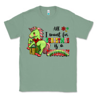 Sage All I Want For Christmas Is A Unicorn Classic Tee - FaDigitalArtStudio