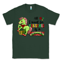 Sports Green All I Want For Christmas Is A Unicorn Classic Tee - FaDigitalArtStudio