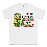 White All I Want For Christmas Is A Unicorn Classic Tee - FaDigitalArtStudio
