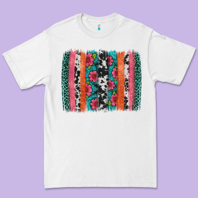 Easter Spring Floral Brushstroke Premium Tee Designed By Artiststas