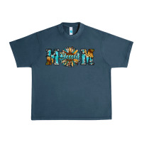 Midnight Navy blessed mom Urban Heavy Tee - RanaPortraitStore