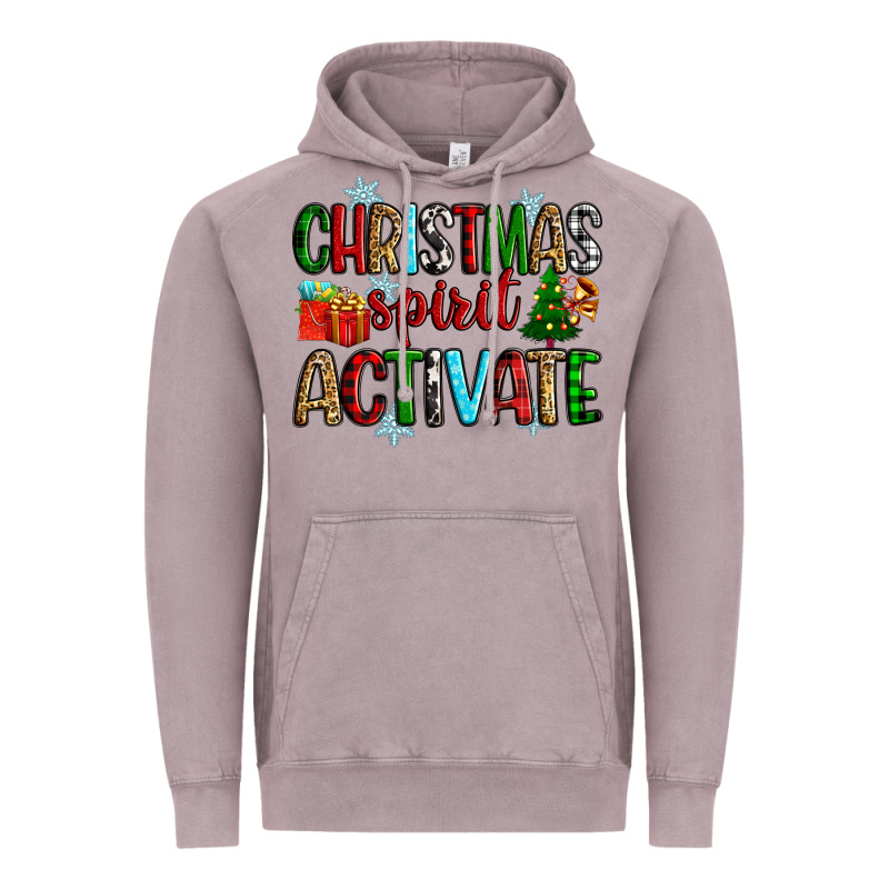 Christmas Spirit Activite Vintage Hoodie by Zillion Design Studio | Teevron