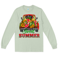 Matcha sweet summer watermelon and truck Long Sleeve Tee - HRA Design Shop