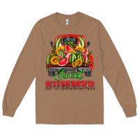 Toasted Coconut sweet summer watermelon and truck Long Sleeve Tee - HRA Design Shop