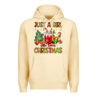 Pina Colada just a girl who loves christmas Premium Hoodie - MaliasSmallBusiness