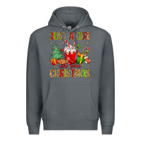 Rock just a girl who loves christmas Premium Hoodie - MaliasSmallBusiness
