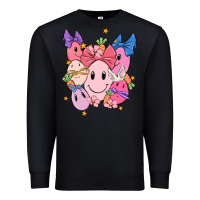 Black soft pink easter Premium Sweatshirt - MaliasSmallBusiness
