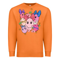 Carrot soft pink easter Premium Sweatshirt - MaliasSmallBusiness