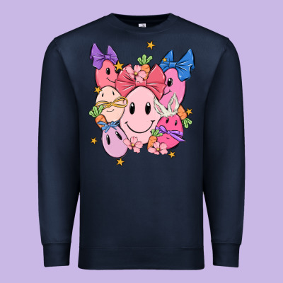 Soft Pink Easter Premium Sweatshirt Designed By Maliassmallbusiness