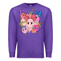 Purple soft pink easter Premium Sweatshirt - MaliasSmallBusiness