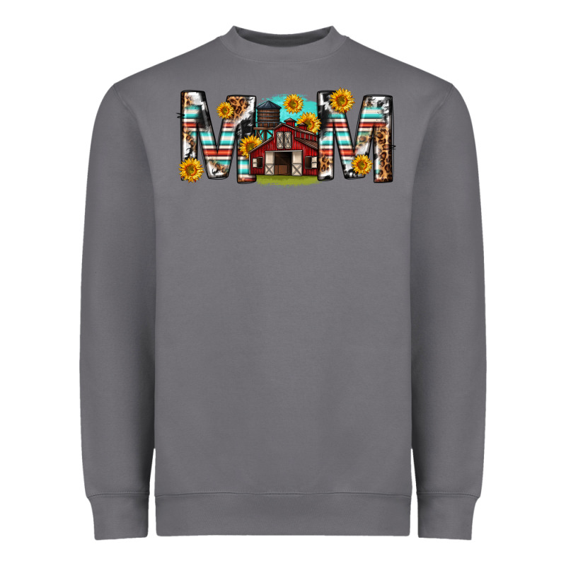 Barn Mom Western Mother S Day Heavyweight Sweatshirt by texasbilliewilder | Teevron