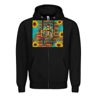 Black i hate everyone but coffee helps western skeleton coffee sunflowers Zipper Hoodie - Artiststas