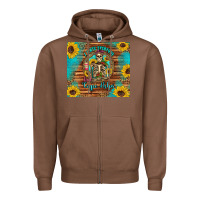 Chestnut i hate everyone but coffee helps western skeleton coffee sunflowers Zipper Hoodie - Artiststas