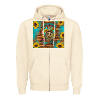 Sandshell i hate everyone but coffee helps western skeleton coffee sunflowers Zipper Hoodie - Artiststas