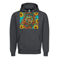 Smoke i hate everyone but coffee helps western skeleton coffee sunflowers Zipper Hoodie - Artiststas