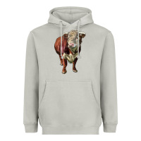 Moon Dust hereford bull face Heavyweight Hoodie - LillyAllenDesigns