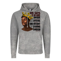 Cloud Rock afro man god says you are Vintage Hoodie - texasbilliewilder