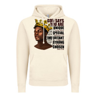Vintage Artic afro man god says you are Vintage Hoodie - texasbilliewilder