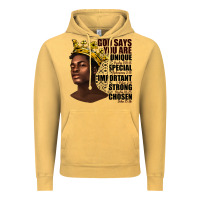 Afro Man God Says You Are Vintage Hoodie | Teevron