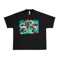 Black aztec cowhide background Urban Heavy Tee - Zillion Design Studio