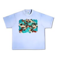 Grape Ice aztec cowhide background Urban Heavy Tee - Zillion Design Studio