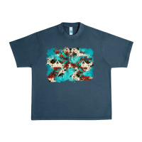 Midnight Navy aztec cowhide background Urban Heavy Tee - Zillion Design Studio