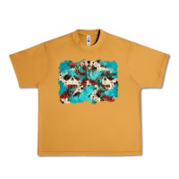 Peanut Butter aztec cowhide background Urban Heavy Tee - Zillion Design Studio