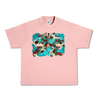 Salmon aztec cowhide background Urban Heavy Tee - Zillion Design Studio