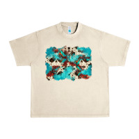 Sandshell aztec cowhide background Urban Heavy Tee - Zillion Design Studio