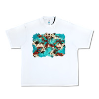 White aztec cowhide background Urban Heavy Tee - Zillion Design Studio
