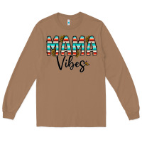 Toasted Coconut mama vibes Long Sleeve Tee - CowhideDigitalArt