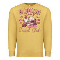 Antique Gold bookish lover social club Premium Sweatshirt - MaliasSmallBusiness