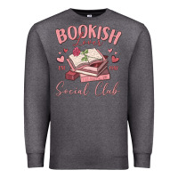 Charcoal Heather bookish lover social club Premium Sweatshirt - MaliasSmallBusiness