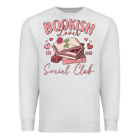 Oatmeal Heather bookish lover social club Premium Sweatshirt - MaliasSmallBusiness