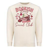 Sandshell bookish lover social club Premium Sweatshirt - MaliasSmallBusiness