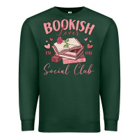 Sports Green bookish lover social club Premium Sweatshirt - MaliasSmallBusiness