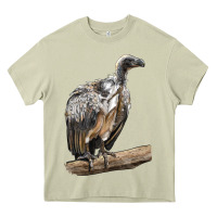 Mossy Vulture Bird Heavy Core Tee - LillyAllenDesigns