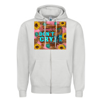 Dove Grey cowgirls don't crty boots hat sunflowers tumbler Zipper Hoodie - Artiststas