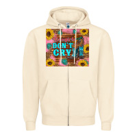 Sandshell cowgirls don't crty boots hat sunflowers tumbler Zipper Hoodie - Artiststas
