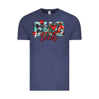Vintage Denim ekg tech Vintage Tee - texasbilliewilder